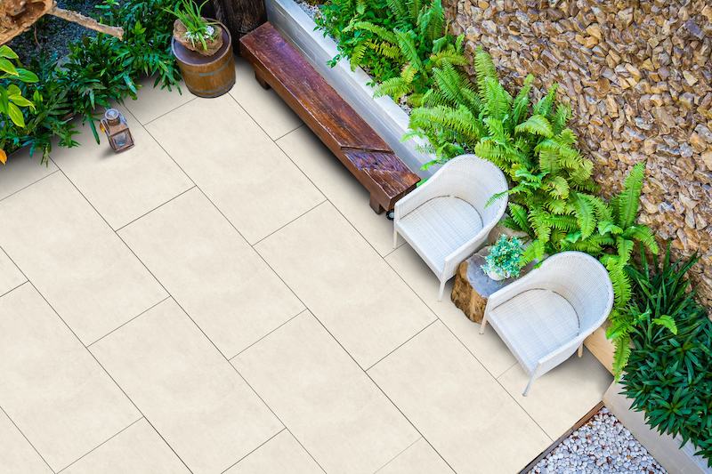 Ark Ivory 600x1200x20mm Outdoor Porcelain Paving