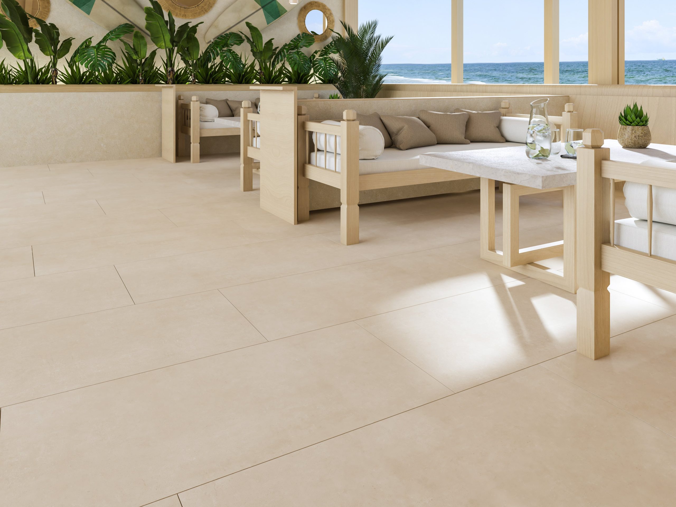 Ark Ivory 600x900x20mm Outdoor Porcelain Paving