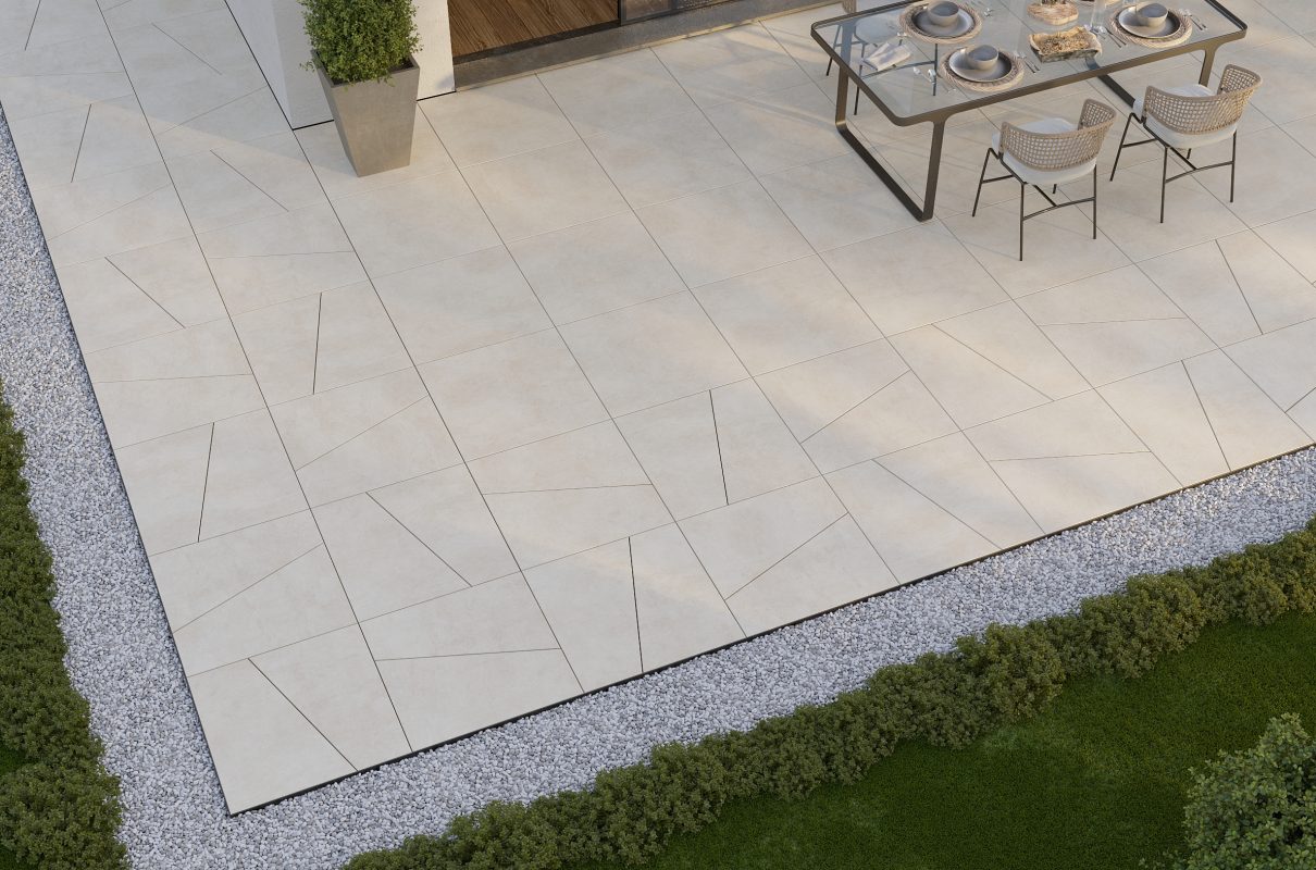 Ark Ivory 800x800x20mm Outdoor Porcelain Paving