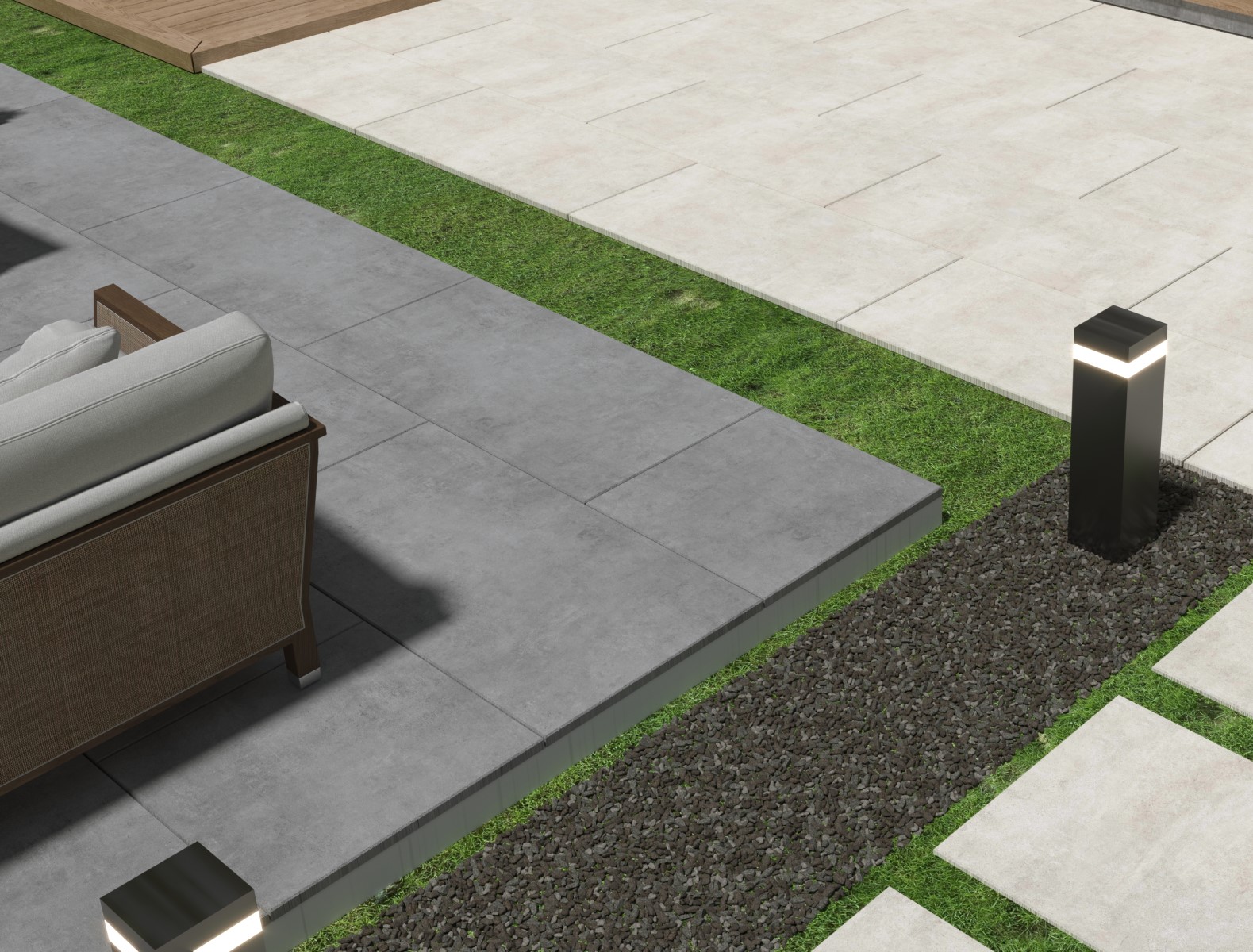 Ark Silver 600x1200x20mm Outdoor Porcelain Paving