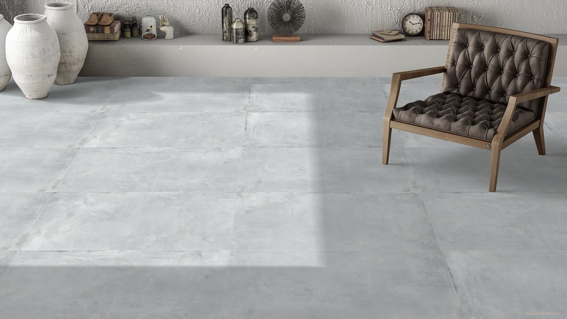 Epoch Silver Matt 600x1200 mm Indoor Porcelain Tile