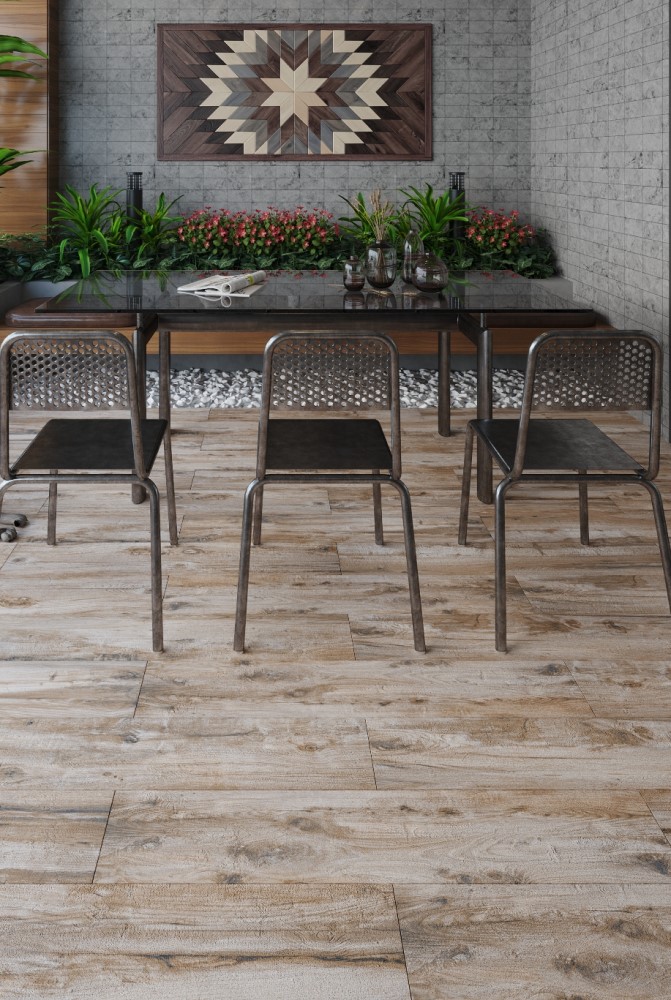 Islay Oak 300x1200x20mm Wood Effect Outdoor Porcelain Paving