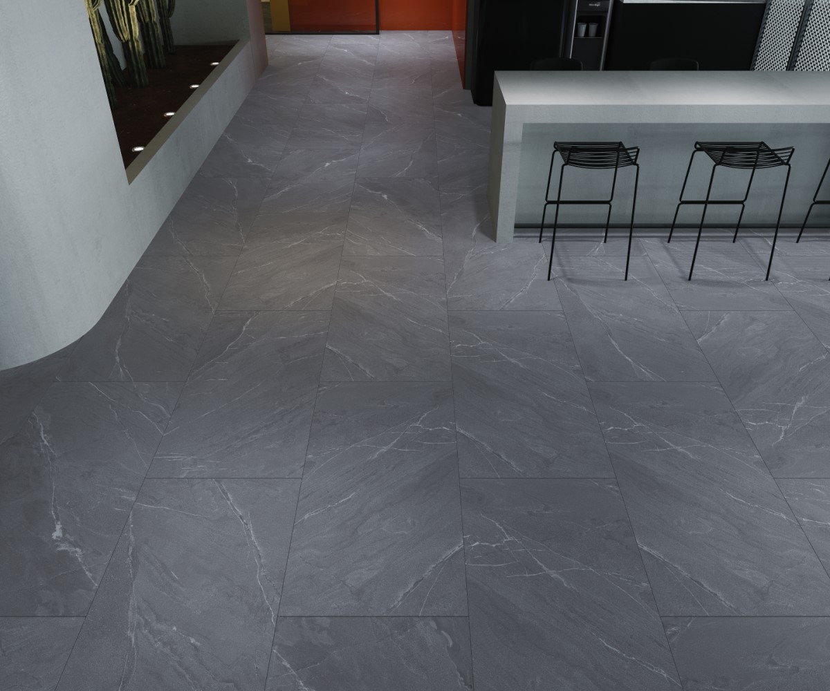 Lagom Anthracite Matt 600x1200mm Indoor Porcelain Tile