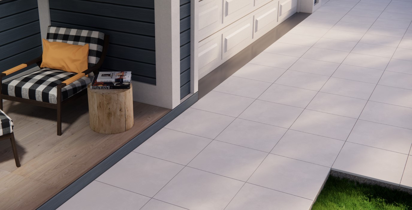 LUNA Off White 600x600x20mm Outdoor Porcelain Paving