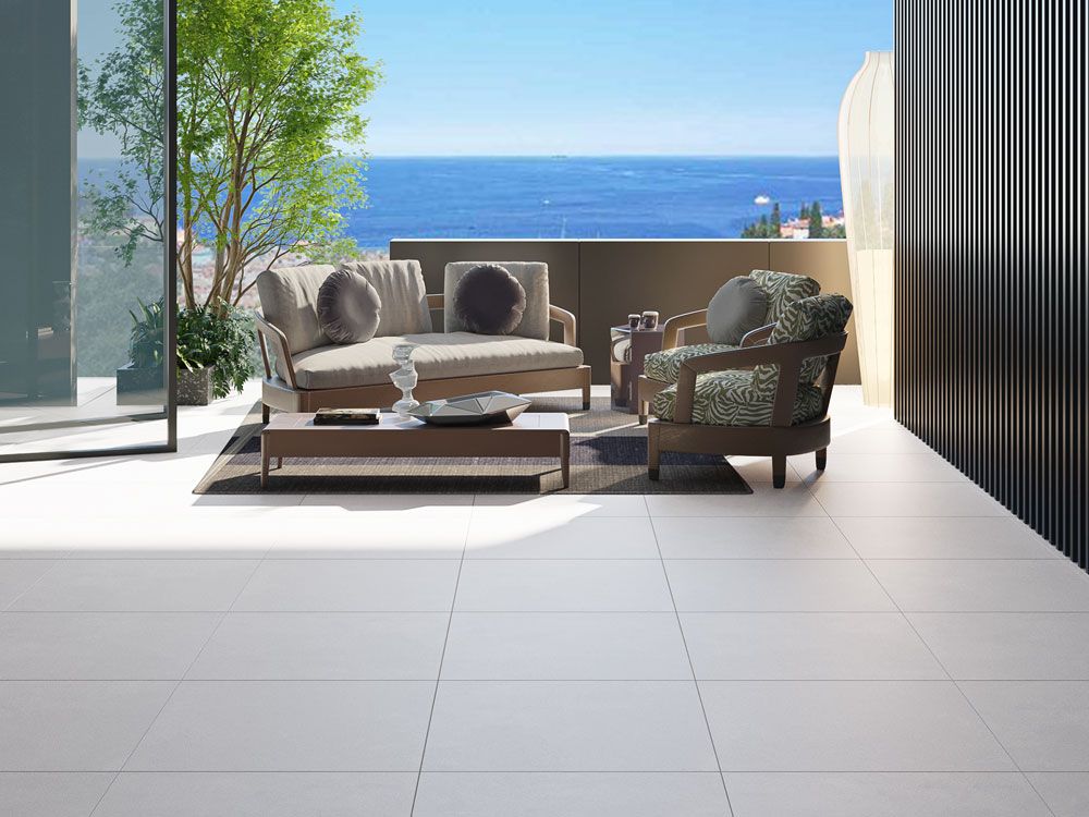 LUNA Off White 800x800x20mm Outdoor Porcelain Paving