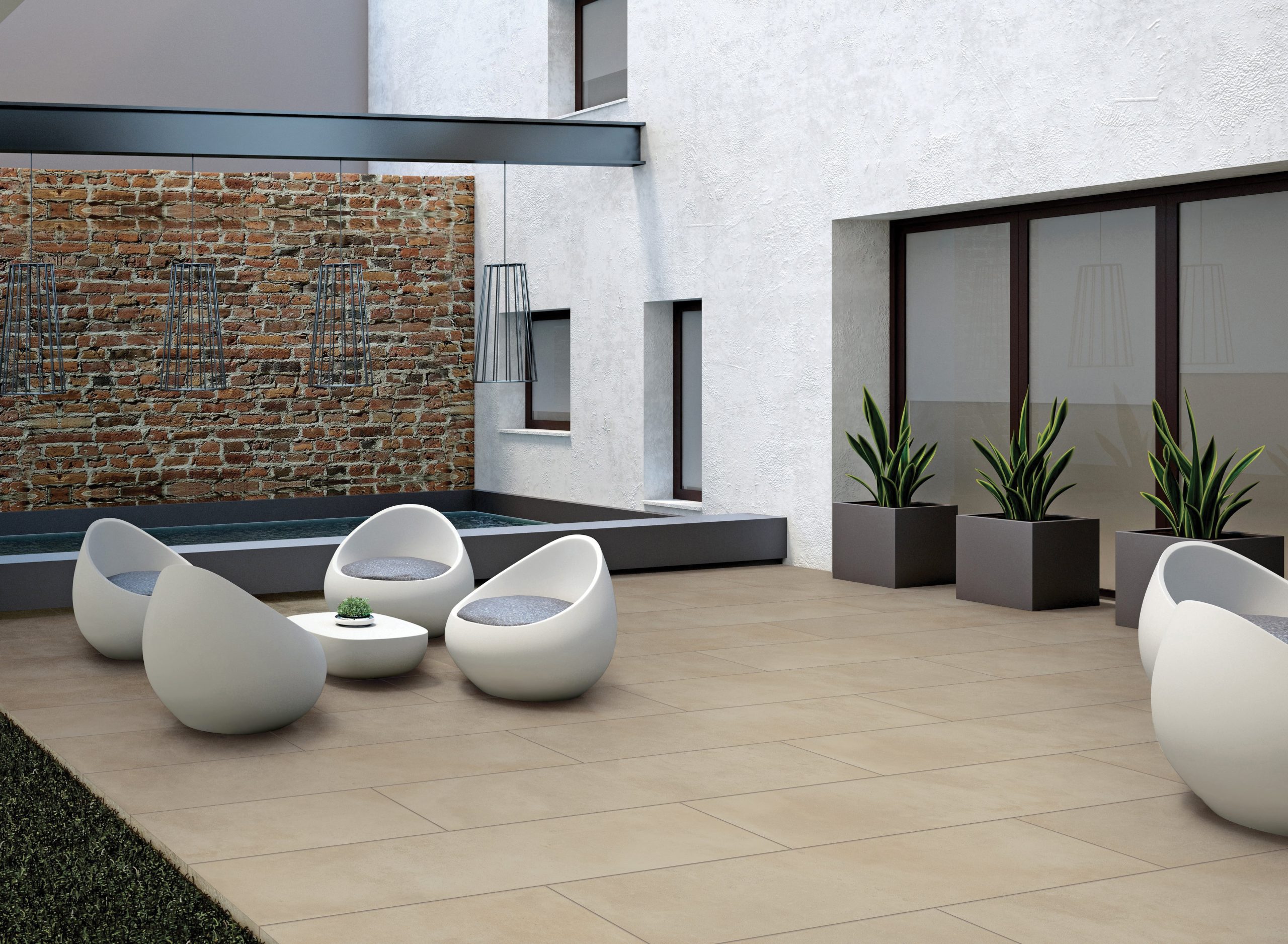 LUNA Sand 300x1200x20mm Outdoor Porcelain Paving