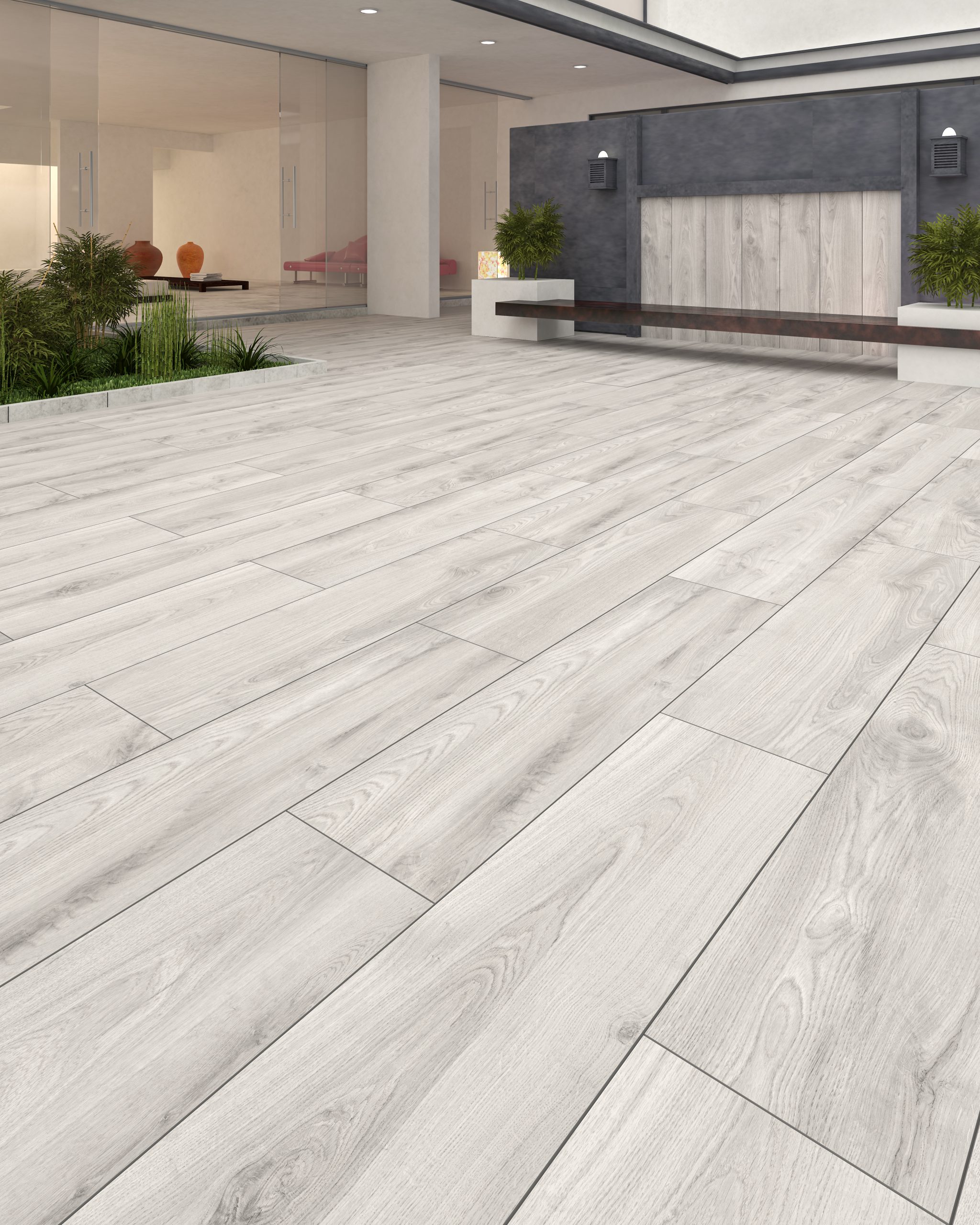 Silverwood Grey 300x1200x20mm Wood Effect Outdoor Porcelain Paving