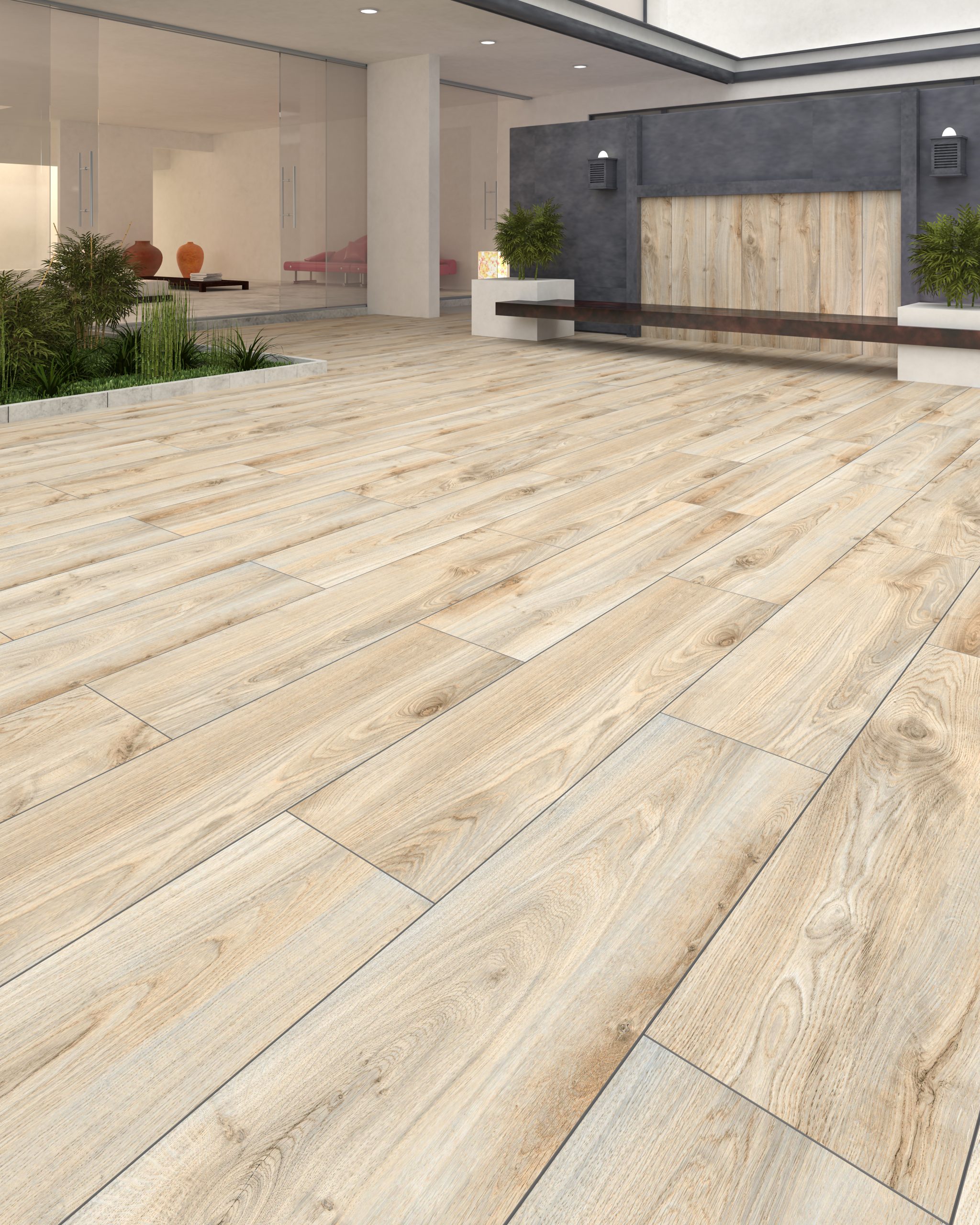 Silverwood Miele 300x1200x20mm Wood Effect Outdoor Porcelain Paving